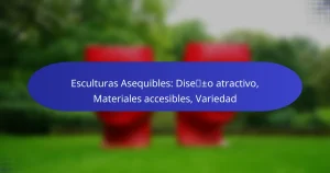 Esculturas Asequibles: Diseño atractivo, Materiales accesibles, Variedad