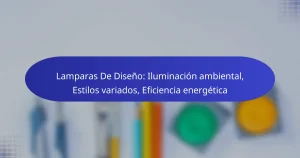 Lamparas De Diseño: Iluminación ambiental, Estilos variados, Eficiencia energética
