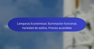 Lamparas Económicas: Iluminación funcional, Variedad de estilos, Precios accesibles